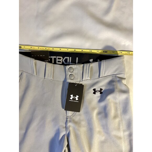 Under Armour Cropped Softball Pants Women’s Size Small Gray - Picture 5 of 7